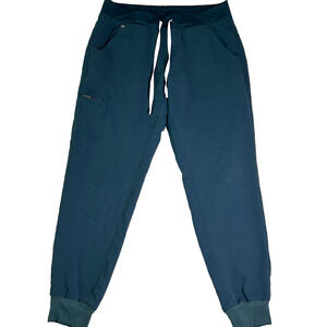 Figs Technical Collection Jogger Pants Womens M Blue Nursing Medical Scrubs